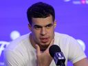 Michael Porter Jr des Denver Nuggets répond aux questions lors de la journée des médias.