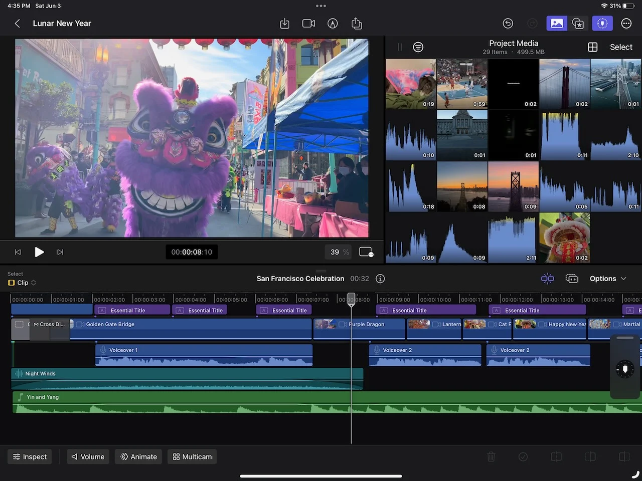 Final Cut Pro pour iPad