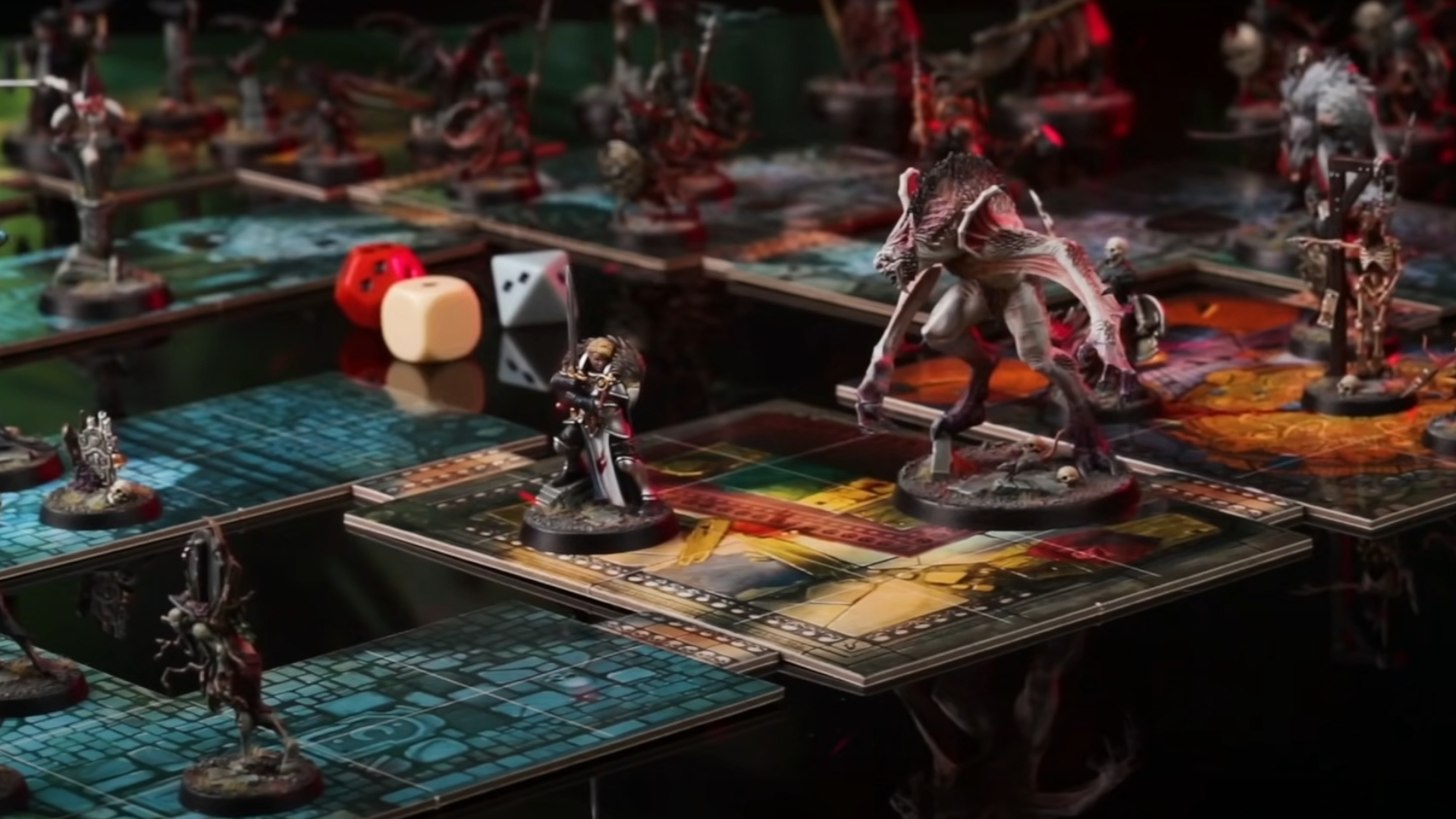 Plateau et figurines Warhammer Quest: Cursed City