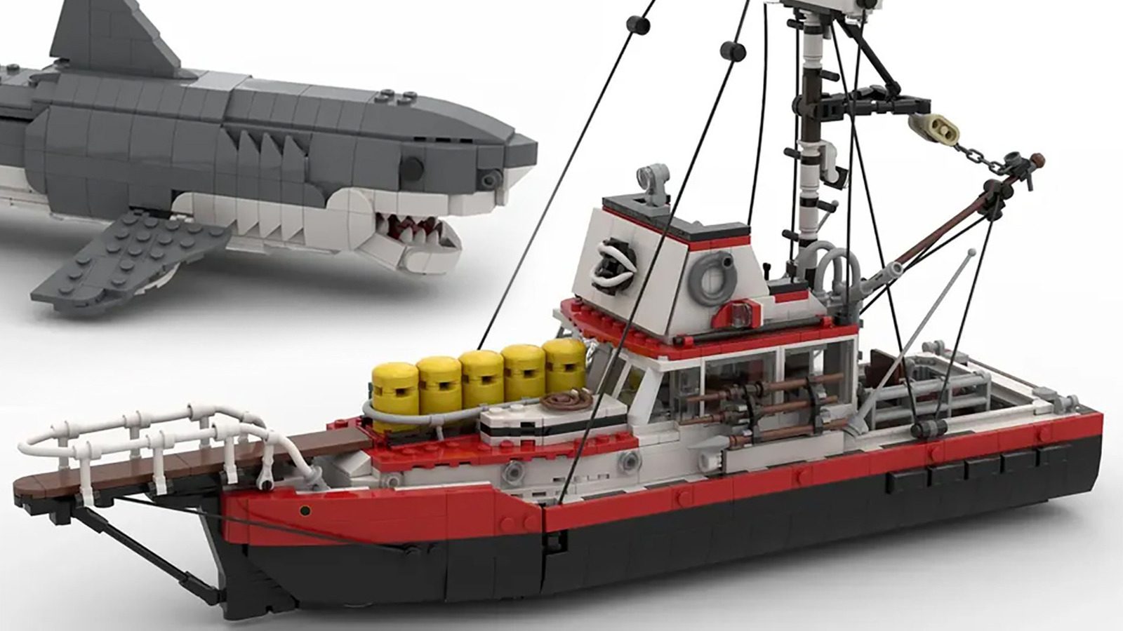 Vous allez avoir besoin d'une plus grande étagère pour l'ensemble LEGO officiel Jaws qui est en préparation
