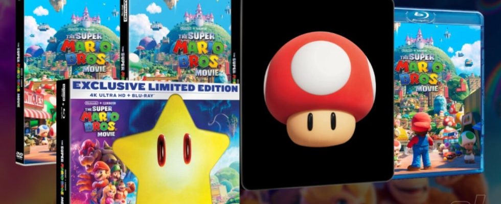 Les précommandes de films DVD, Blu-ray et Steelbook 4K de Super Mario Bros. sont désormais disponibles