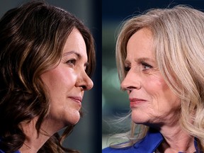 Danielle Smith et Rachel Notley