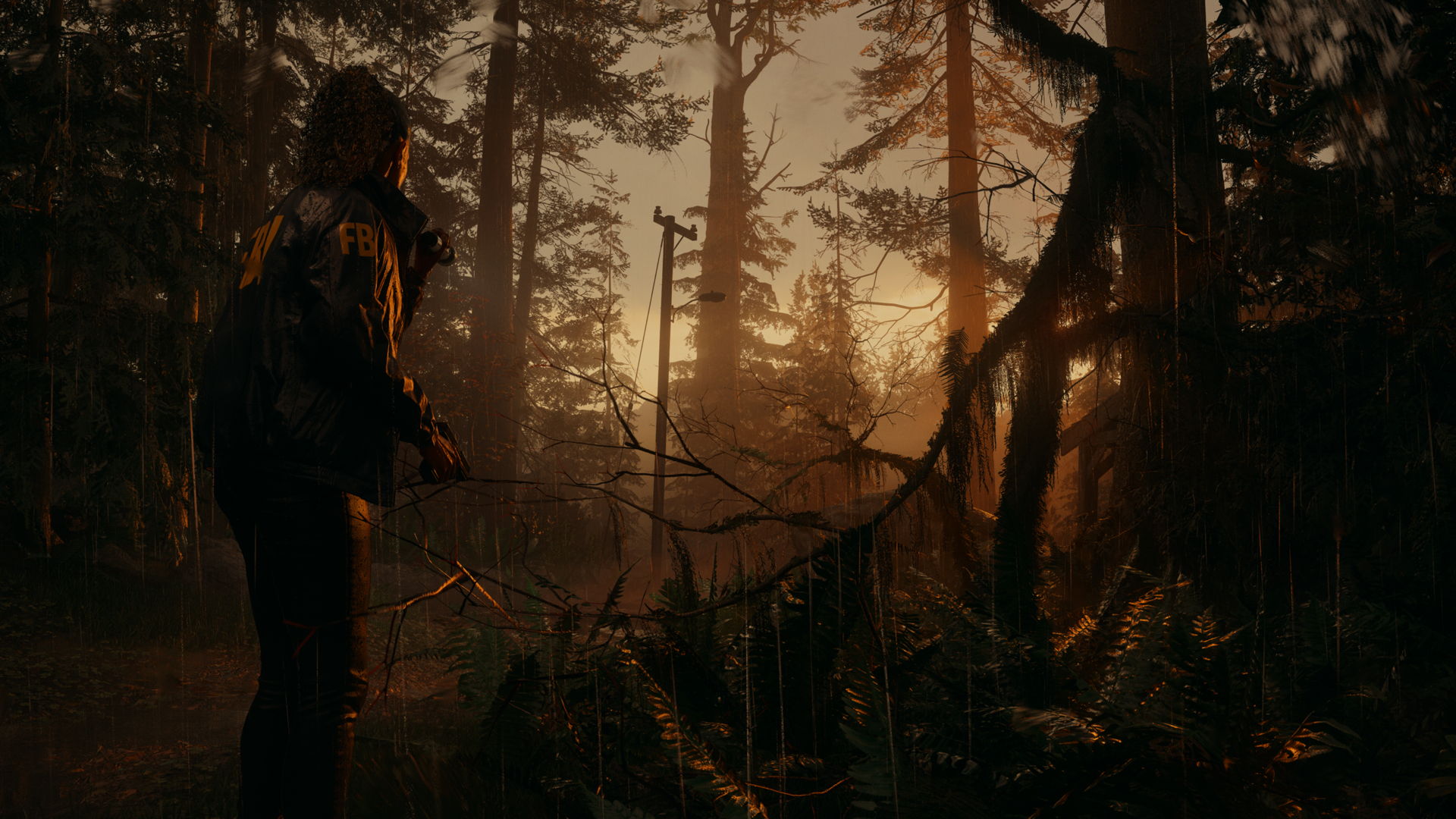 Capture d'écran du gameplay d'Alan Wake 2 sur PS5