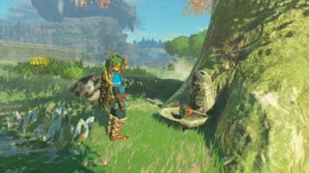 Zelda: Tears of the Kingdom Lien et arbre de fleurs de cerisier