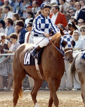 Jockey Ron Turcotte et secrétariat