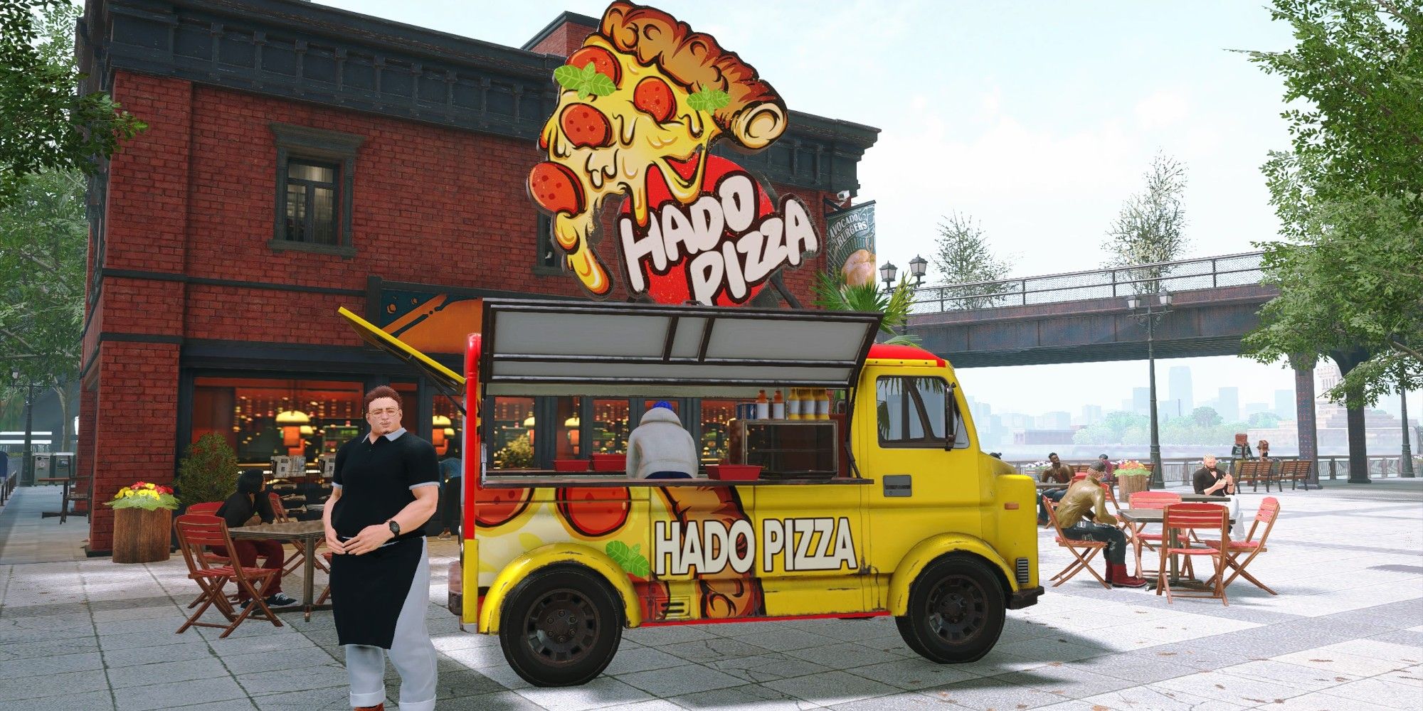 le camion pizza hado dans street fighter 6