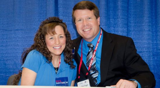 Jim Bob and Michelle at 2012 event, smiling.