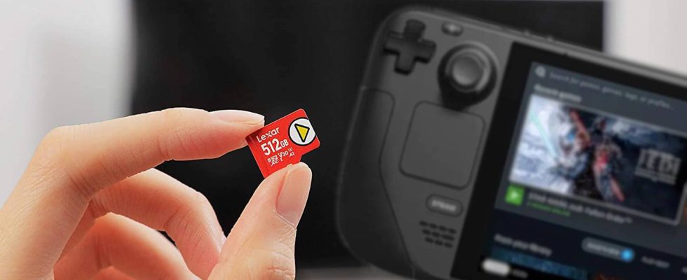 Meilleure carte microSD pour Steam Deck 2023