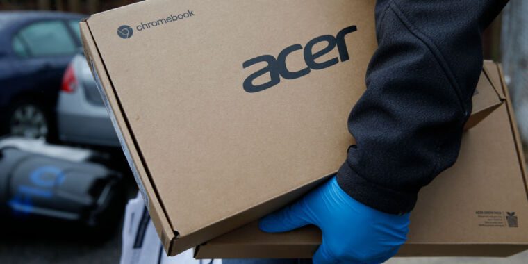 Acer aurait envoyé à la Russie 70 millions de dollars en équipement PC après avoir déclaré avoir suspendu ses activités là-bas