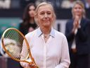 L'ancienne joueuse de tennis Martina Navratilova reçoit le 