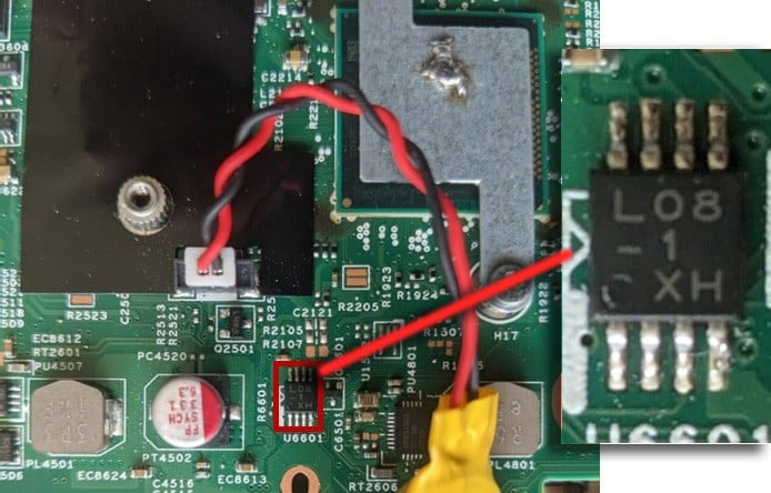 Contournement du mot de passe du BIOS