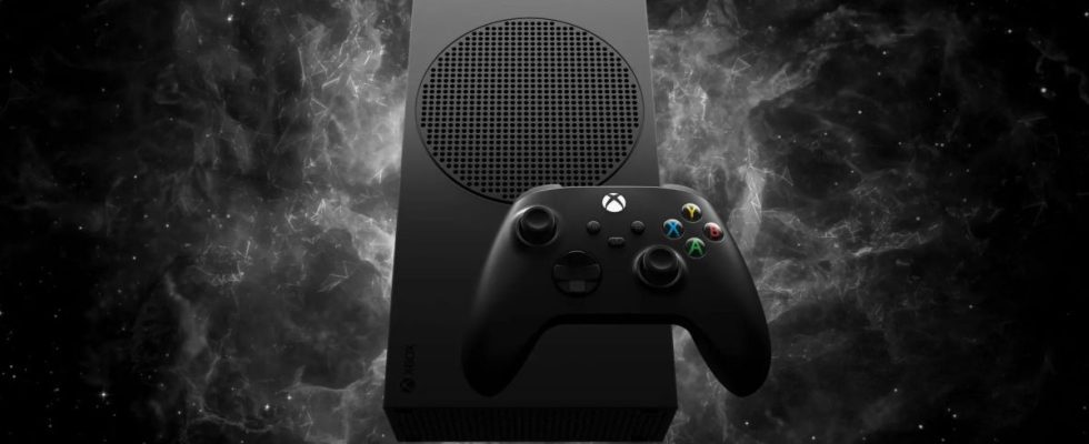 The Xbox Series S in black with a 1TB SSD.