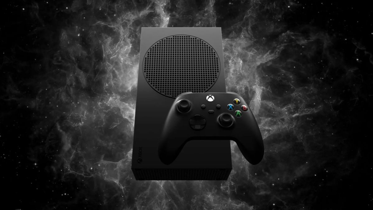 The Xbox Series S in black with a 1TB SSD.