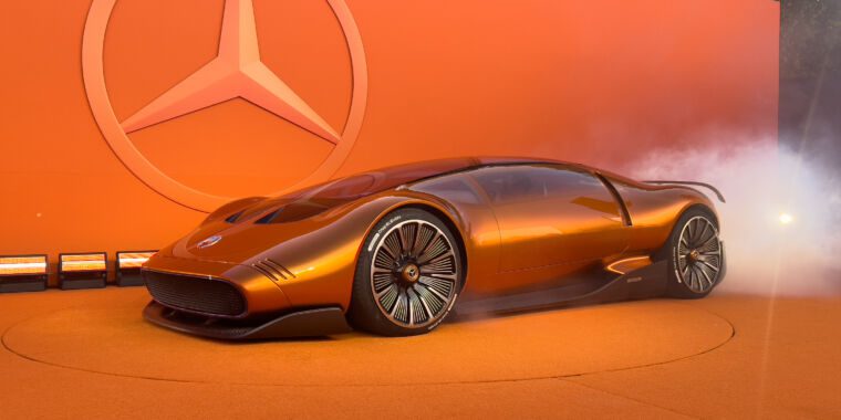 Mercedes-Benz présente un moteur électrique à flux axial dans le concept-car One-Eleven