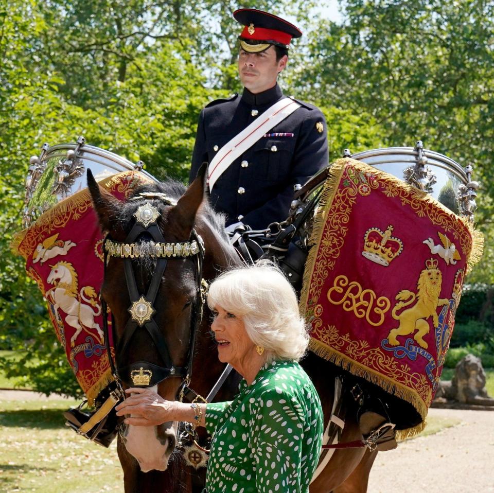 Juno, qui a été officiellement nommée par la reine Camilla, obtiendra le grade de major une fois qu'elle aura dirigé le défilé de samedi