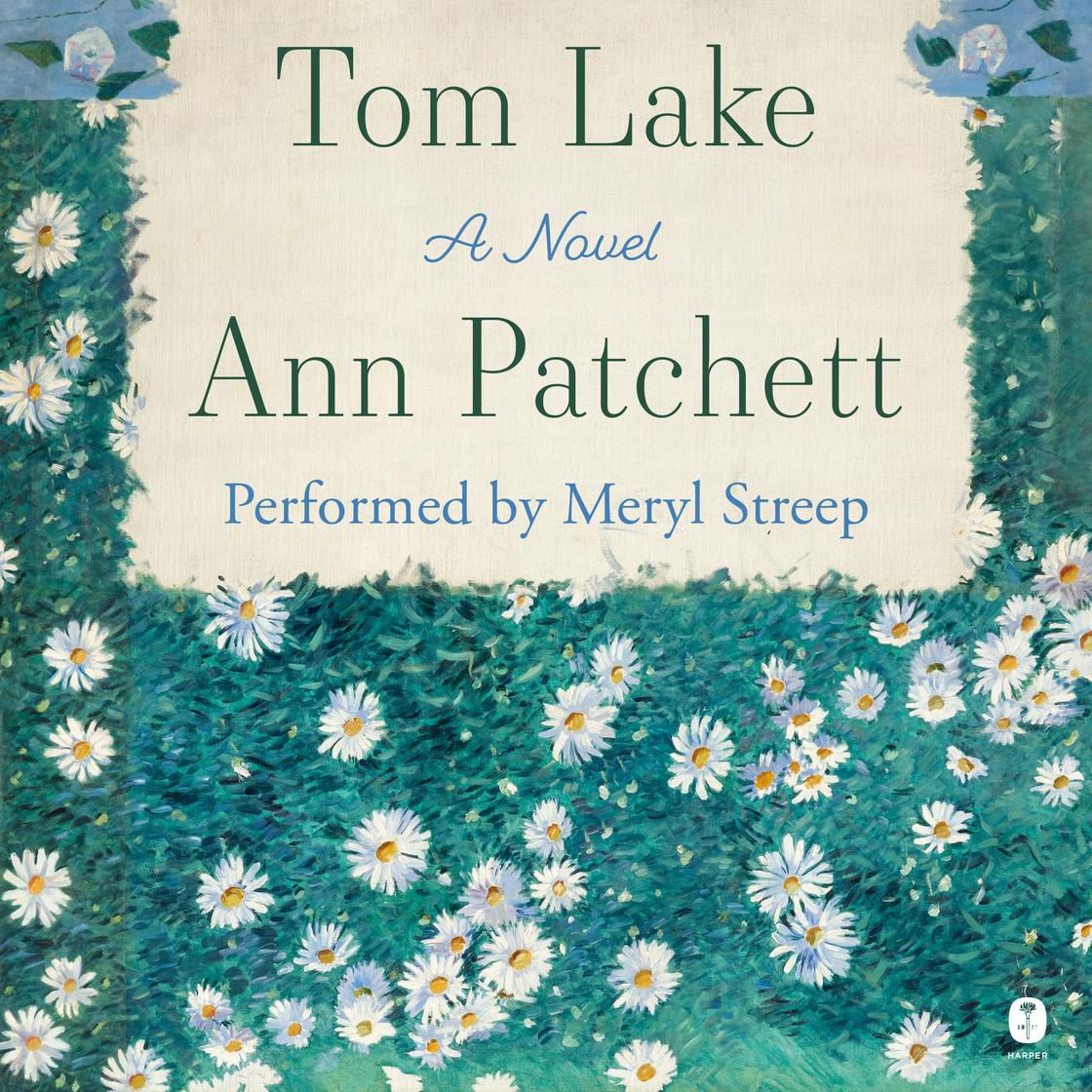 un graphique de la couverture de Tom Lake par Ann Patchett