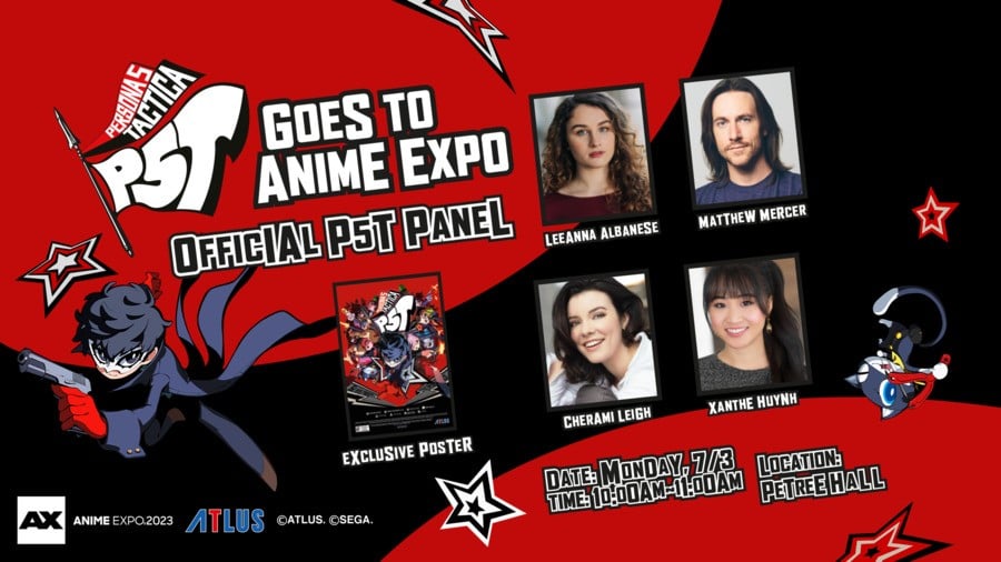 Panneau d'exposition Persona 5 Tactica Anime