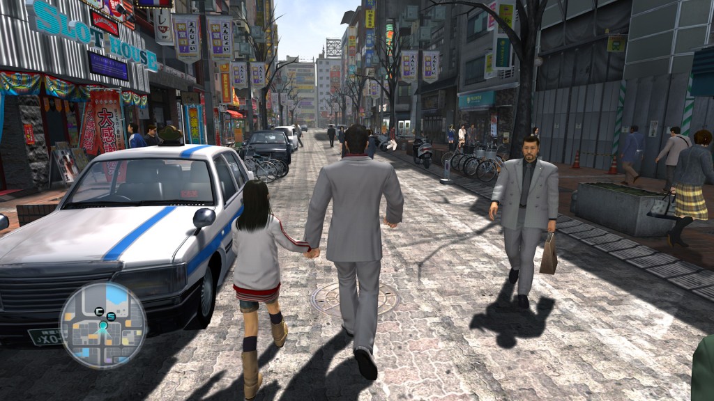 Yakuza 3 est un excellent jeu avec Morning Glory permettant à papa Kiryu Kazuma d'illustrer la gentillesse, la noblesse et les bons traits