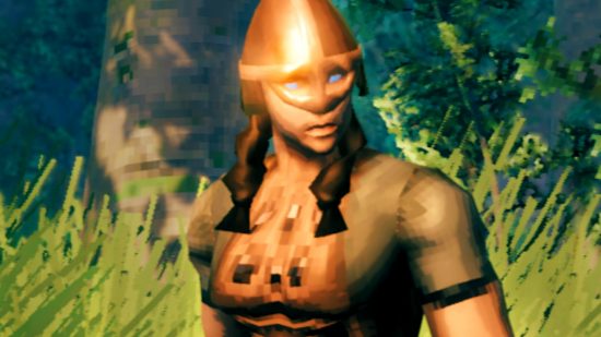 Valheim Hildir's Quest - cheveux visibles avec casques