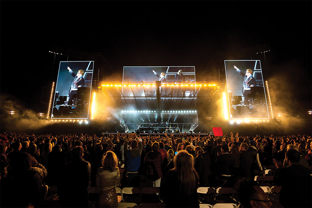 Son dernier concert au Dodger Stadium a attiré 50 000 fans.