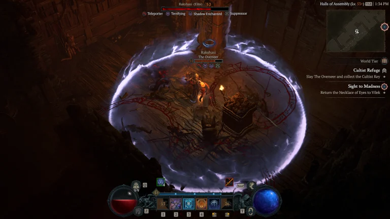 Diablo 4 Cultist Refuge Overseer Rakshasi