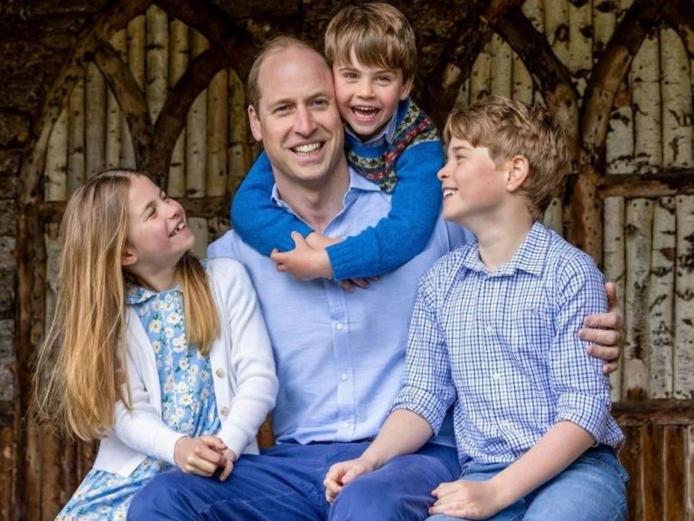 Une nouvelle photo du prince William et de ses enfants publiée à l’occasion de la fête des pères