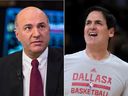 Kevin O'Leary, à gauche, et Mark Cuban, à droite.