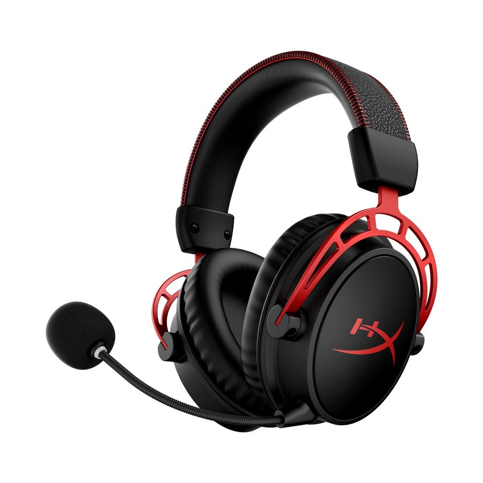 HyperX Cloud Alpha Wireless - Casque de jeu pour PC, autonomie de 300 heures, DTS Headphone:X Spatial Audio, mousse à mémoire de forme, micro antibruit,