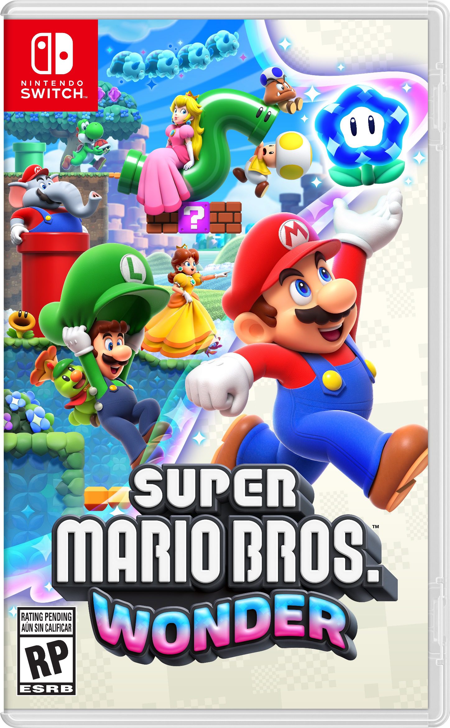 Super Mario Bros. Wonder boxart, captures d'écran
