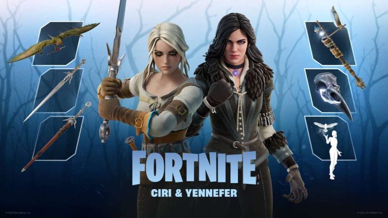 Fortnite ajoute les skins Ciri et Yennefer de The Witcher, ainsi que des cosmétiques connexes gratuits
