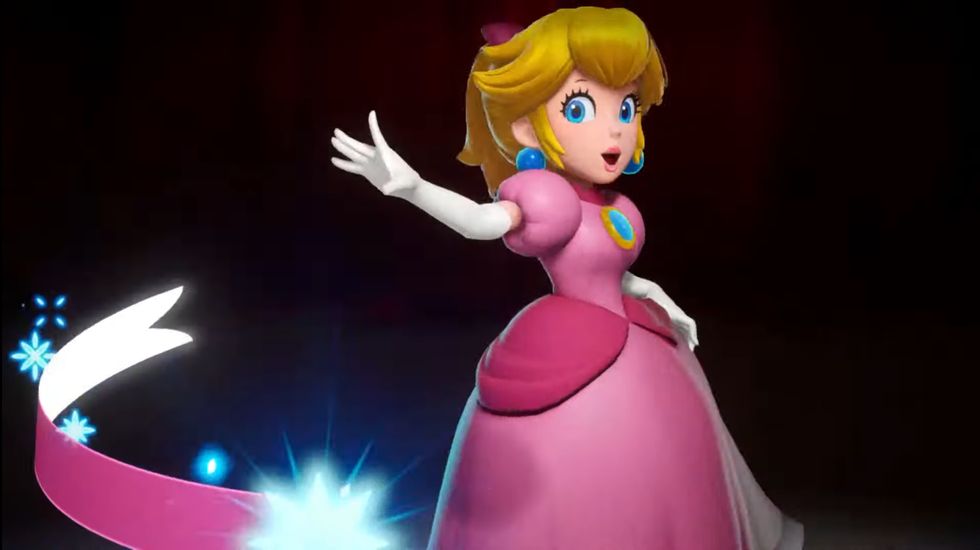 teaser du jeu princesse peach nintendo switch