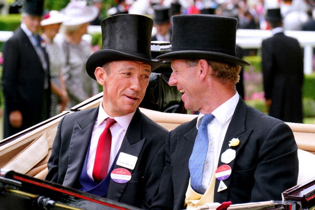 Frankie Dettori et Jamie Snowden