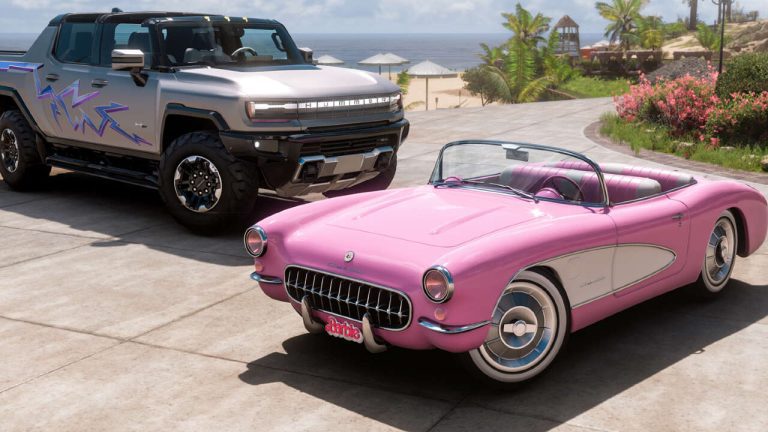 Le cabriolet rose de Barbie arrive sur Forza Horizon 5, avec une Xbox DreamHouse spéciale
