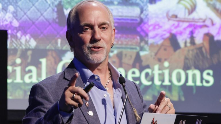 British computer game developer Richard Garriott attend 