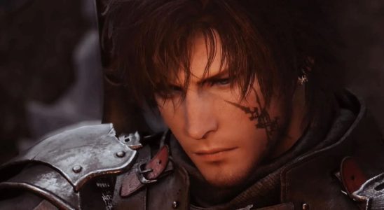 A close up of Clive from Final Fantasy 16