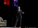 Jordan Peterson prend la parole au Centre Canadian Tire à Ottawa le 30 janvier.