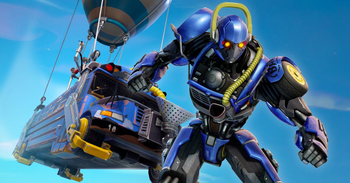 La collaboration Transformers de Fortnite vous permet enfin d'être le Battle Bus
