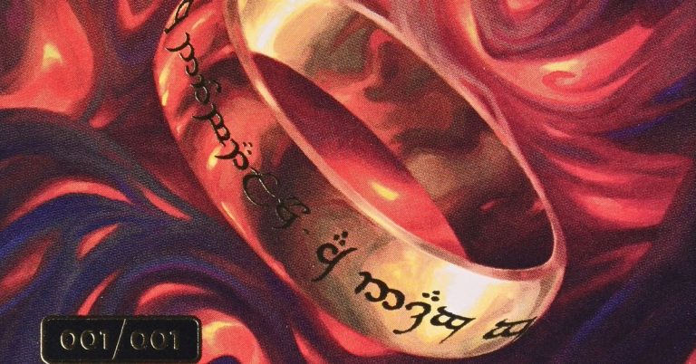 La carte One Ring, l'objet de collection convoité de Magic: The Gathering, a été retrouvée
