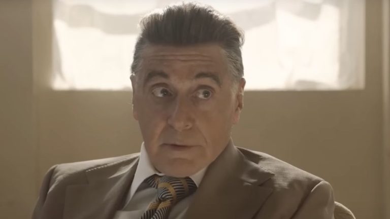 Al Pacino as Jimmy Hoffa in The Irishman