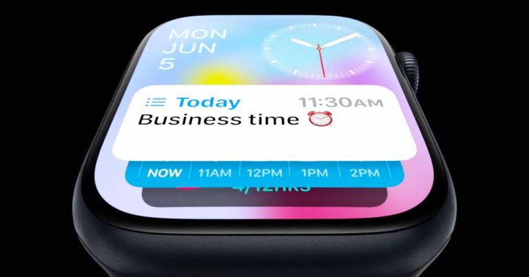 Apple WWDC 2023 : Apple Watch adopte à nouveau les widgets dans watchOS 10