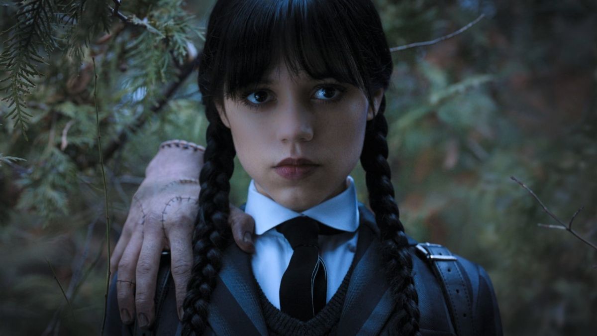 Jenna Ortega in Wednesday.