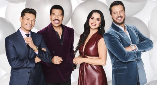 Ryan Seacrest, Lionel Richie, Katy Perry and Luke Bryan on American Idol.