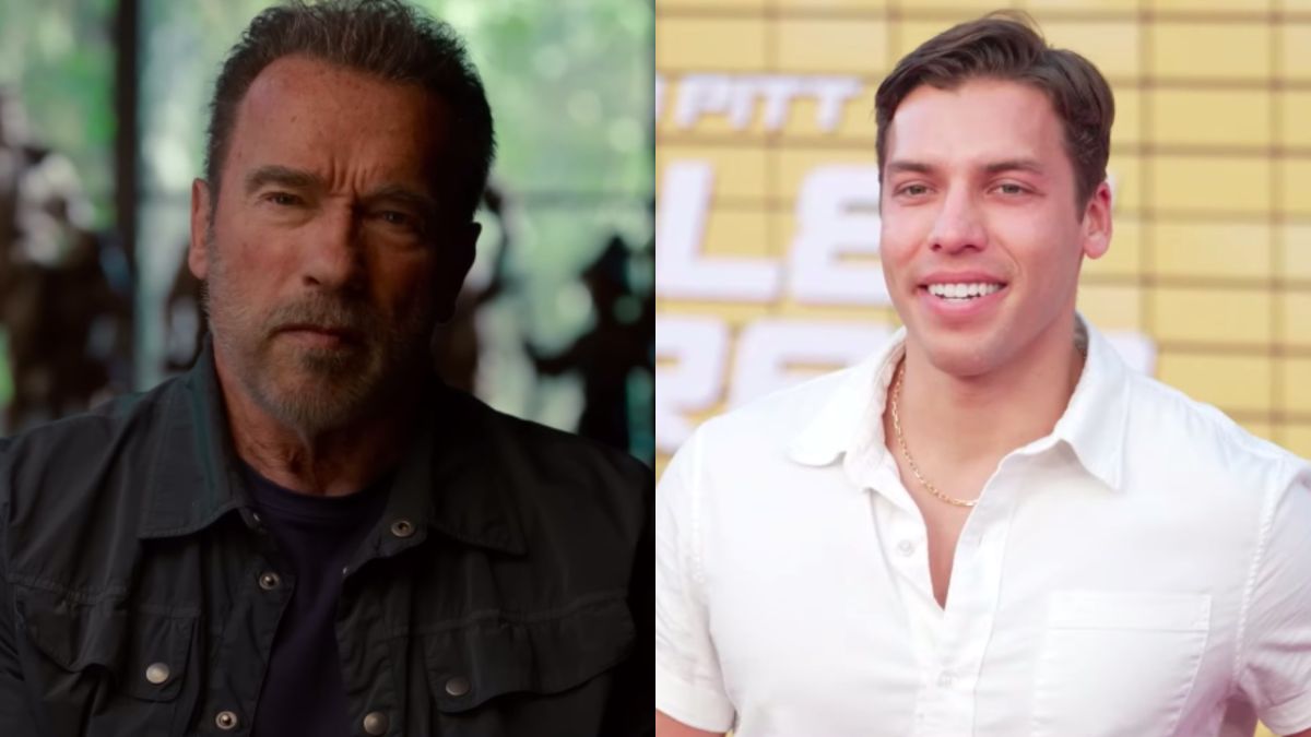 Arnold Schwarzenegger and Joseph Baena