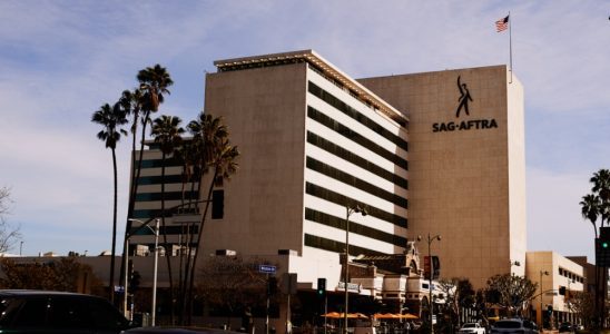 The SAG-AFTRA Building in Los Angeles, California on February 16, 2021.