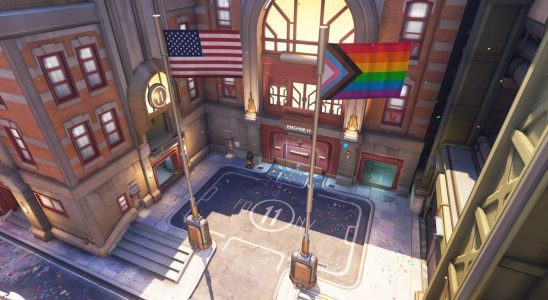 Blizzard repeint les voitures de police sur la carte sur le thème de la fierté d'Overwatch 2