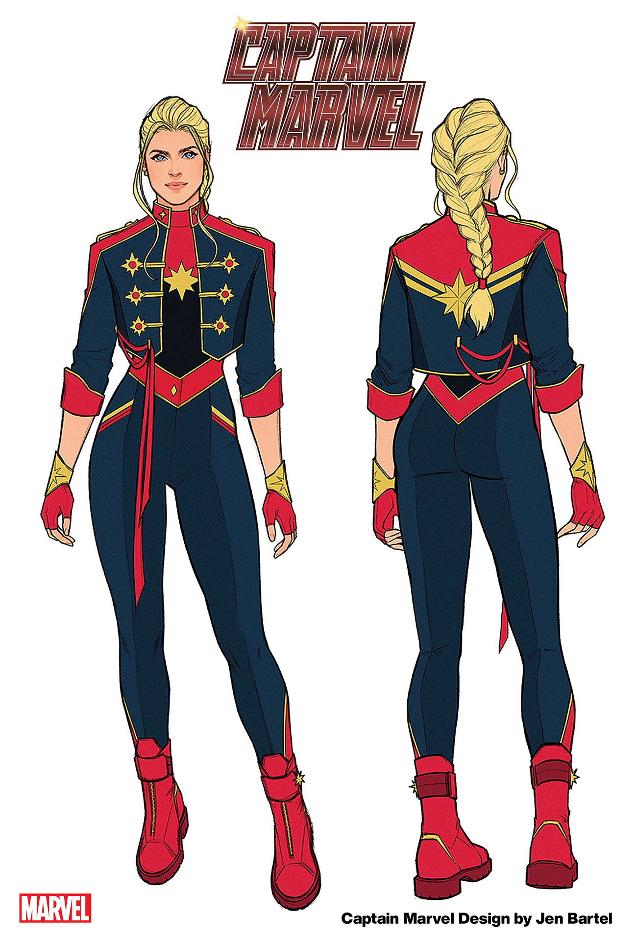 Conception de costumes de Capitaine Marvel