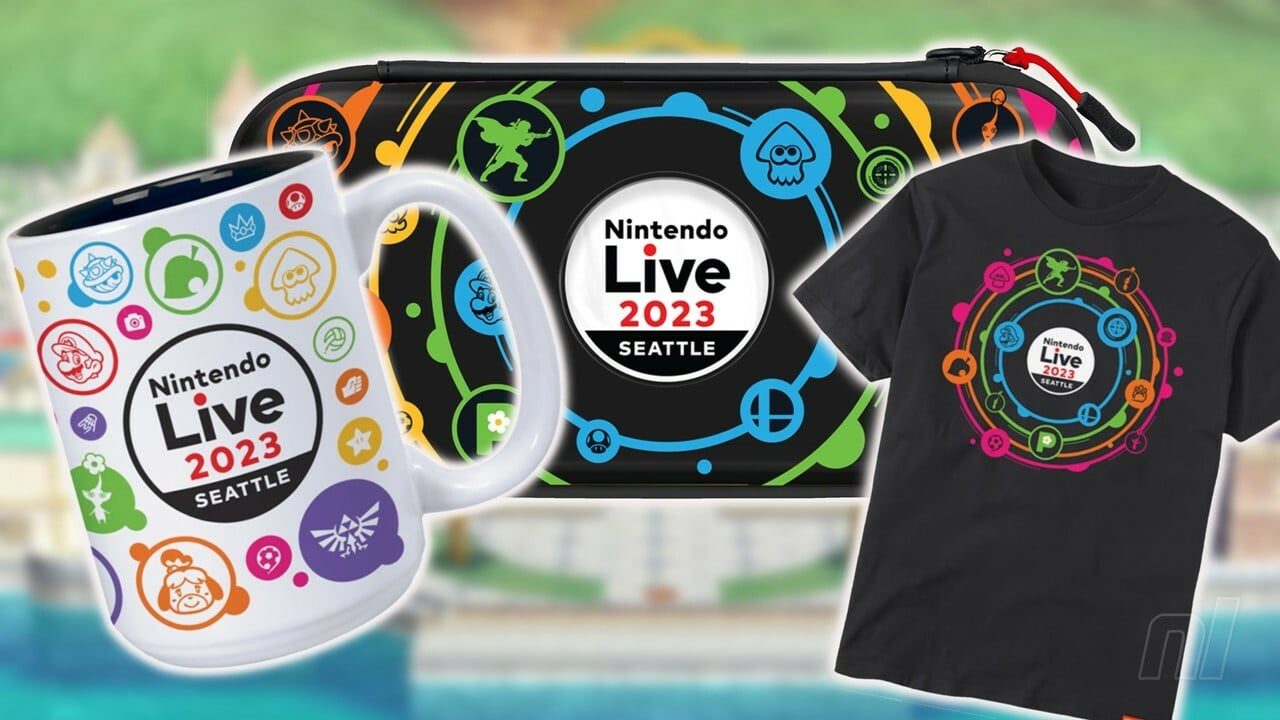 Célébrez le Nintendo Live 2023 avec des étuis, des t-shirts et bien plus encore
