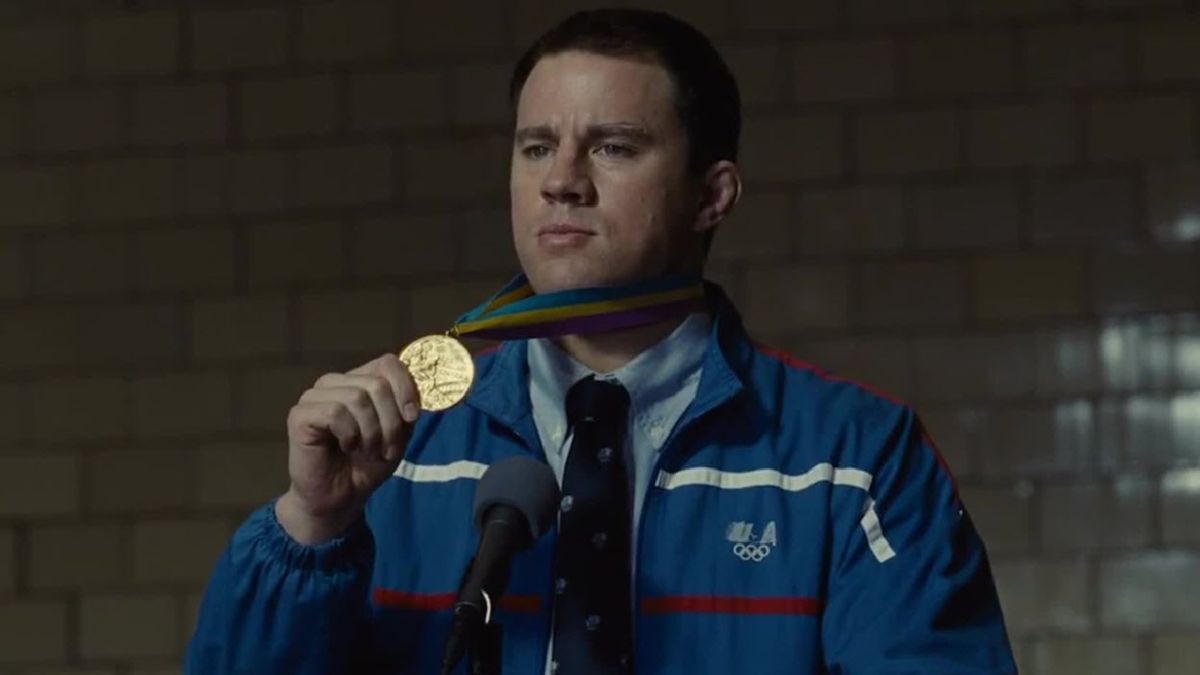 Channing Tatum in Foxcatcher.