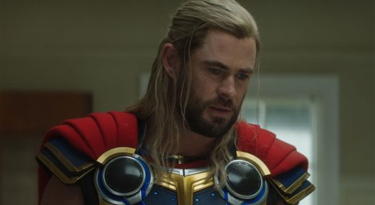 Chris Hemsworth as Thor in Thor: Love and Thunder