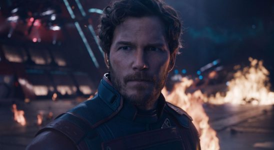 Chris Pratt as Star-Lord in Guardians of the Galaxy Vol. 3